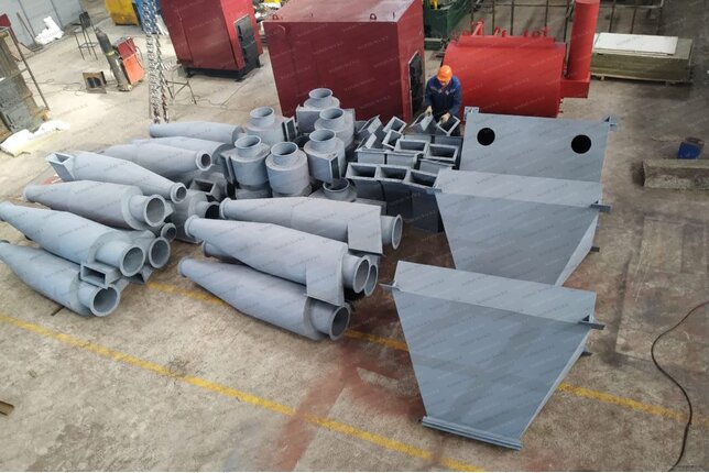 Производство промышленных циклонов ЦН 15 600 4УП