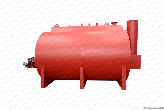 Мазутный жаротрубный котел 1000 кг пара в час 130 С