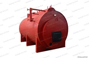 Котел паровой 1200 кг 115 С на угле