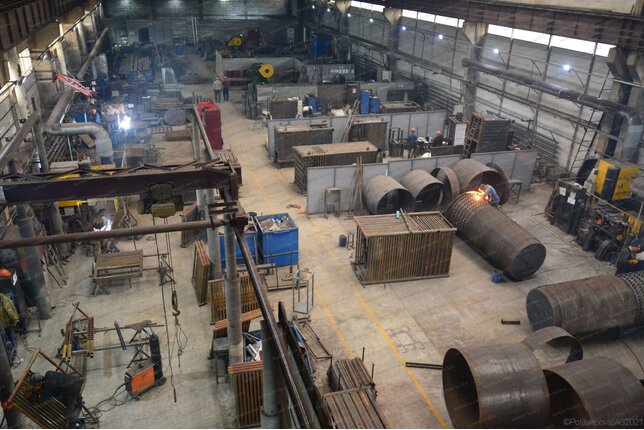 Паровой котел на газе 2000 кг 115 С производство