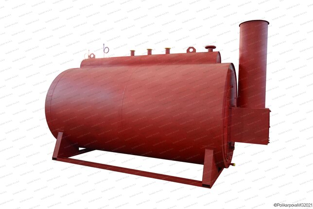 Паровой жаротрубный котел 700 кг пара в час 115 С