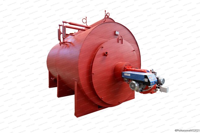 Генератор пара 1200 кг 115 С на газе